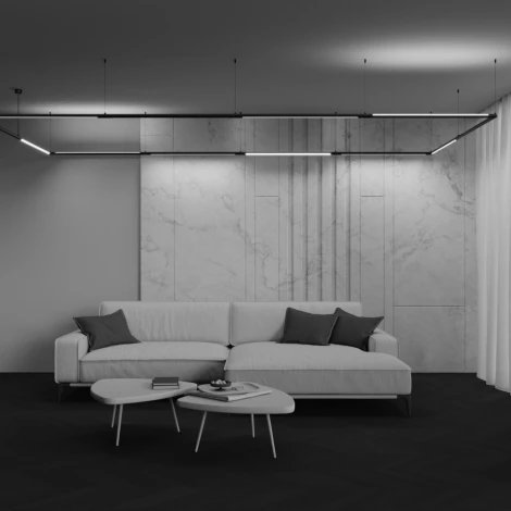 Трековый светильник модульный низковольтный LED 24W 24V Maytoni Basis C147CL-L900-24W3K-B