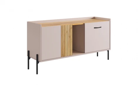 Гостиная "Доминика К3" (2620х350х1950) Mebelson (ЛДСП/Дуб крафт золотой) арт.ГК03Доминика.3369