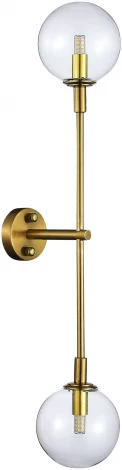 Бра ST Luce Chieti SL1506.201.02 Золотистый/Прозрачный G9 2*5W (220V, шарики)