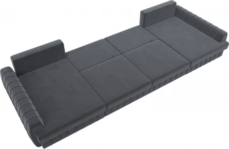 Диван П-образный Лига-057 НПБ Лонг Лига Диванов (Велюр) арт.129329