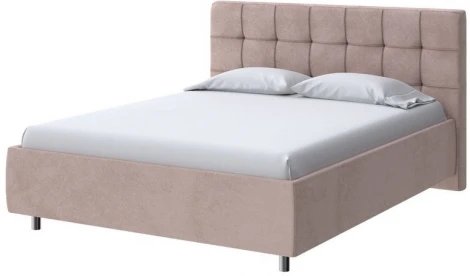 PROxSON Кровать Nety без основания (Ткань: Велюр Teddy Шоколадный бисквит) 120x200