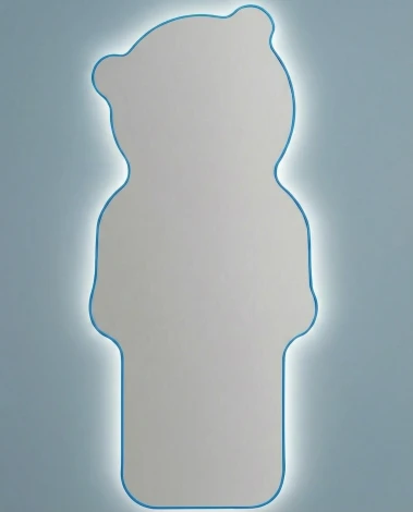 Тэд (Ted) LED Голубой Зеркало в полный рост в раме с подсветкой Art-Zerkalo SM100LBLUE 13971