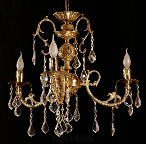 Подвесная люстра Brizzi 8888 8888/3 AB Leaf crystal