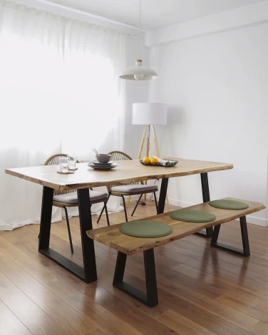 Стул уличный La Forma (ex Julia Grup) Shann (Бежевый,Серый/ Веревка,Пена,Пенополиуретан,Сталь)