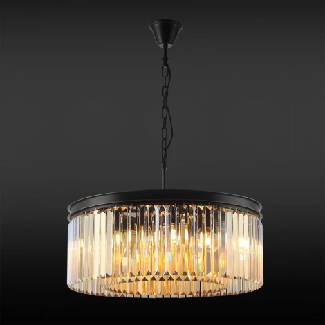 Подвесная люстра Citilux Мартин CL332122 (220V, хрусталь, на цепи, круглые)