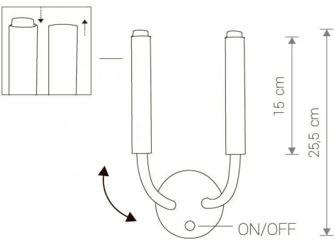 Бра Nowodvorski Stalactite 9055 (220V)