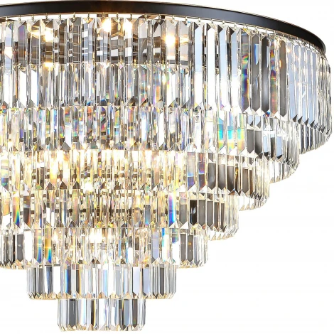 Подвесная большая люстра Divinare Nova 3001/01 LM-25 (220V, на цепи)