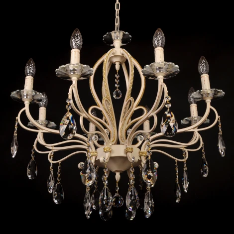 Подвесная люстра Abrasax Petra 3004/8P (220V, на цепи, свеча)