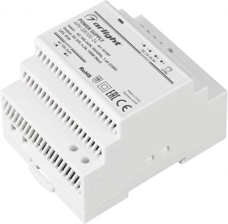 Блок питания ARV-DR100-24 (24V, 4.2A, 100W) (IP20 DIN-рейка) 031087 Arlight ARV