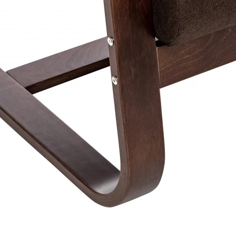 Кресло Leset Оскар (Фанера,Березовый шпон,Металл,Рогожка/Орех) арт.2500000057540