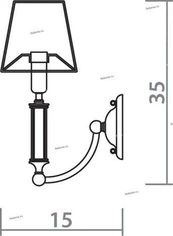 Бра Divinare Sorpresa 1167/01 AP-1