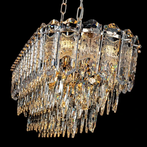 Подвесная люстра хрустальная Modelux MODELUX ML.7085.900.300 GD