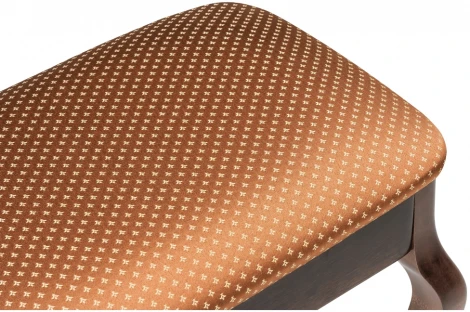 Банкетка Woodville Лусте венге / ткань коронка 515163