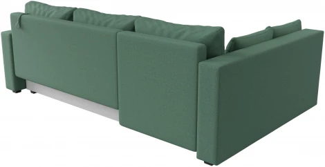 Диван угловой Мансберг левый угол (Зеленый/Рогожка) Лига Диванов арт.121540L