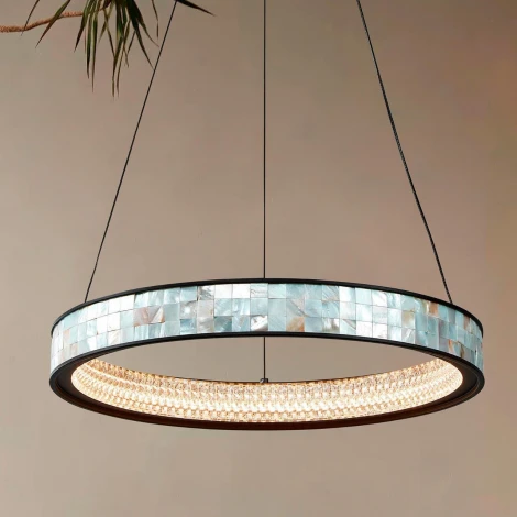 Подвесной светильник Favourite Shelty 4704-8P (LED, 220V, на тросе, кольцо)