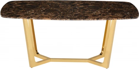 Стол обеденный IST-CASA Ланс DT-2852L.1, 180х90х75 см, коричневый мрамор