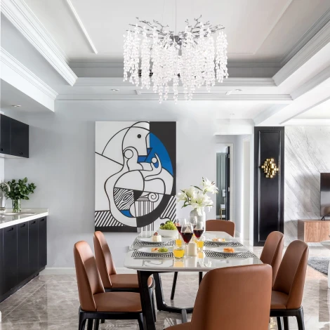 Потолочная люстра хрустальная на штанге Arte Milano Milano-1 23111.600.8.E14.B GD (220V)