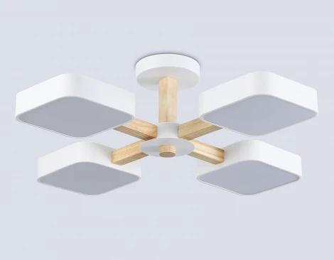 Потолочная люстра светодиодная на штанге с регулировкой цветовой температуры Ambrella COMFORT FL4879 (220V)