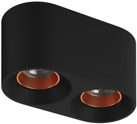 Накладной точечный светильник Denkirs DK3040 DK3096-BK+BR (220V, круглые)