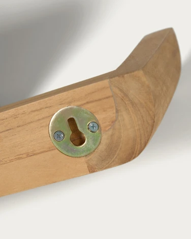 Полка La Forma (ex Julia Grup) Shamel (Дерево,Тик)