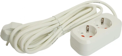 Удлинитель 2-х местный 5 метров с заземлением Stekker Home 49341