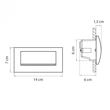 Настенный светильник уличный Lightstar Estra 383592 (LED, 220V, IP55)