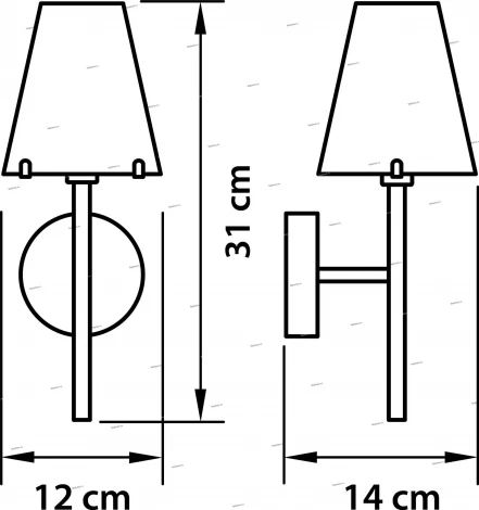 Бра Lightstar Diafano 758612 (220V)