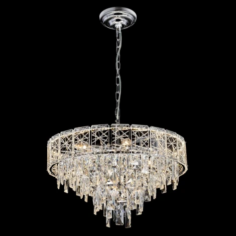 Подвесная люстра Citilux Sagrada CL317251 (220V, хрусталь, на цепи)