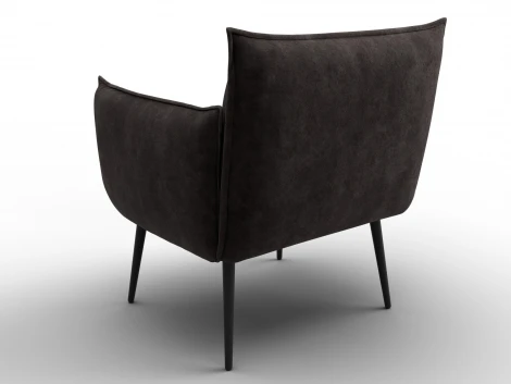 Кресло Лига-083 (Фанера/Металл/Велюр/Коричневый) Лига Диванов 132326