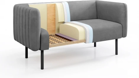 РИО Диван прямой бежевый D1 furniture арт.AAA41676003