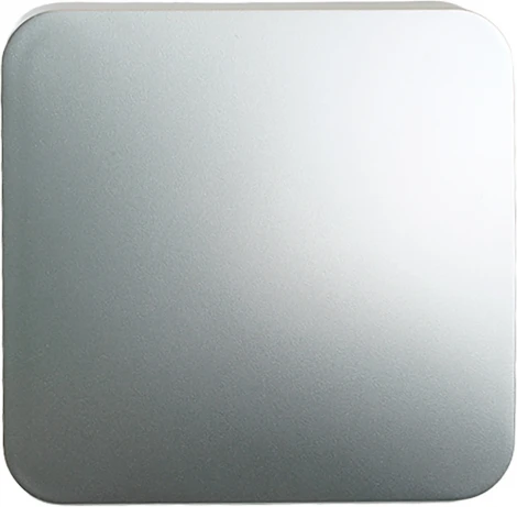 Выключатель одноклавишный (серебро) Stekker София 49295