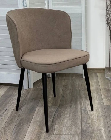 Стул МИЛАНО цвет B5 Капучино, велюр / черный каркас M-City 64753