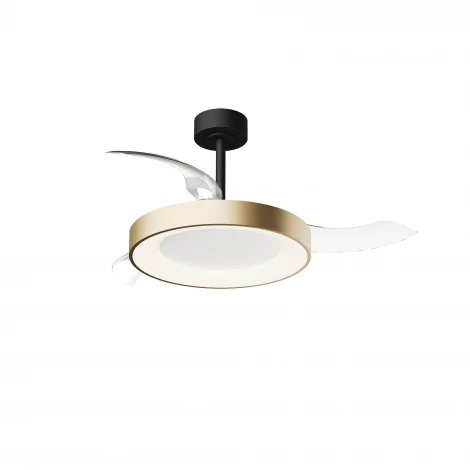 Потолочная светодиодная люстра с вентилятором и пультом Mantra Niseko Fan 9091