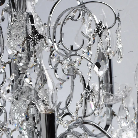 Подвесная люстра MW-Light Каролина 367013408 (220V, на цепи, подсвечник, свеча)