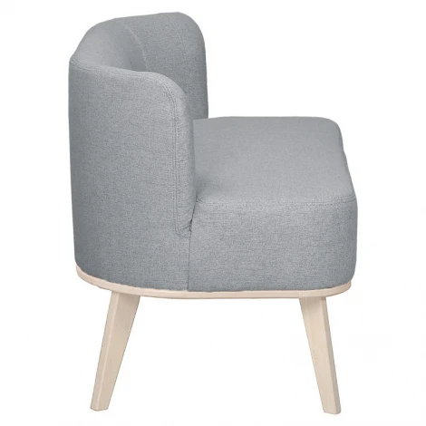 Диван Жирон ткань серый, каркас лак Mebelik 009295