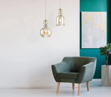 Подвесной светильник Maytoni Tone P002PL-01BZ (220V, на проводе, круглые)