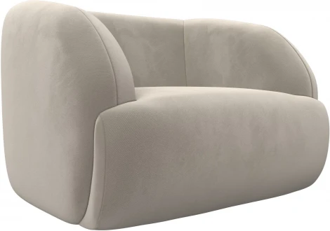 Кресло Лига-041 (Бежевый/Микровельвет) Лига Диванов арт.121935