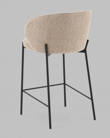 Стул полубарный Тисдейл букле бежевый Stool Group арт.УТ000041691