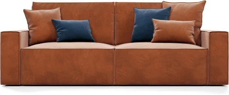 КОРСО-1 Диван прямой, терракотовый D1 furniture арт.AAA41691002