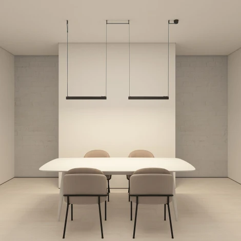 Трековый светильник Downlight 48V Denkirs Belty Grill DK5572-BK (LED)