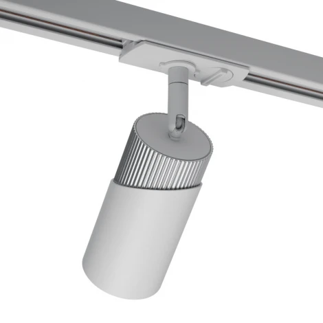 Трековый светильник однофазный Wolta WTL-GU10/06WCH под лампу GU10 белый / Хром DOLCE