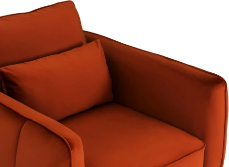 Кресло Amsterdam ОГОГО (арт.342554), (Ткань/Оранжевый)