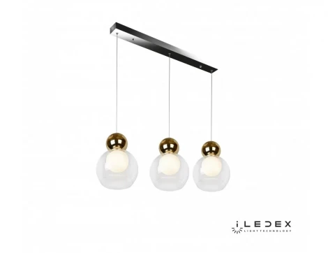 Подвесной светильник iLedex Blossom C4476-3L GL (220V, на проводе, шарики)