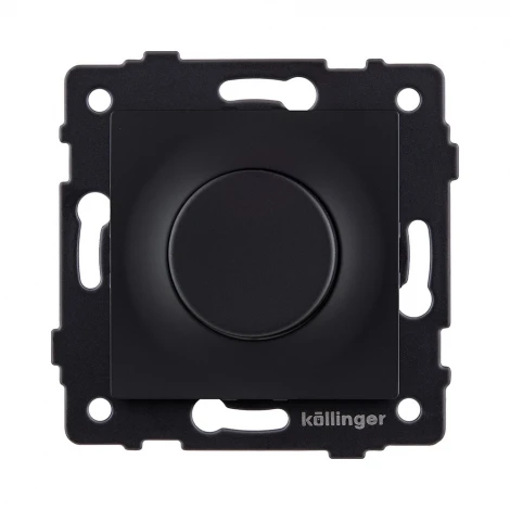 Светорегулятор для светодиодных ламп проходной 500W черный матовый Kollinger REA-048BM для Aspekt, Eleganz, Reflex