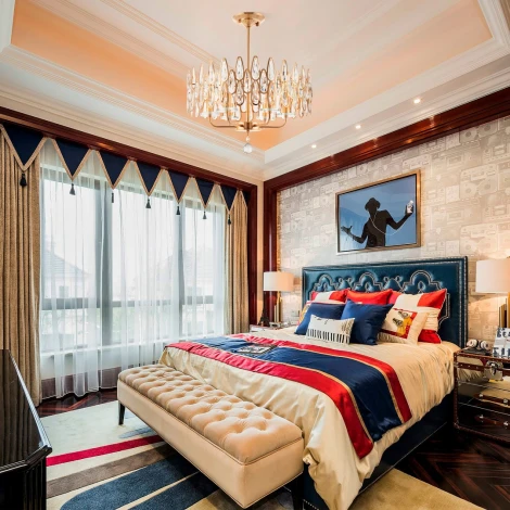 Подвесная люстра хрустальная на штанге Arte Milano Sorrento-2009 372009/6/250/490 GD (220V)