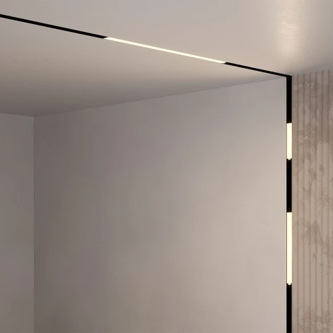 Трековый линейный светильник 48V Basis Gravity 4000K 12Вт 120° LED (магнитный) Maytoni Technical TR074-2-12W4K-B