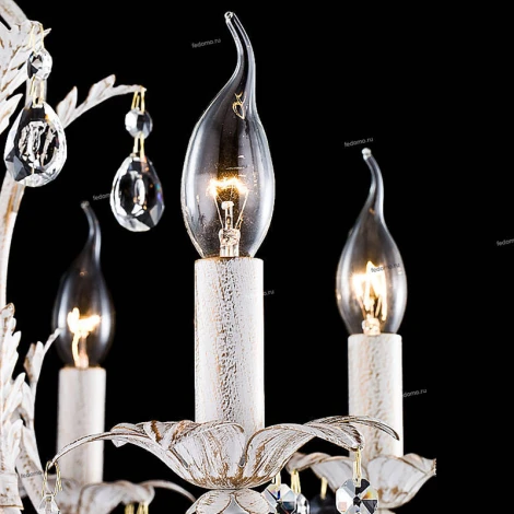 Подвесная люстра Freya Dezi FR3040-PL-06-WG (220V, подвески, на цепи, подсвечник, свеча)