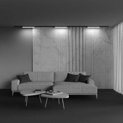 Трековый светильник Basis Unity 3000K 24Вт 110° (однофазный) Maytoni Technical TR000-1-24W3K-B (220V)