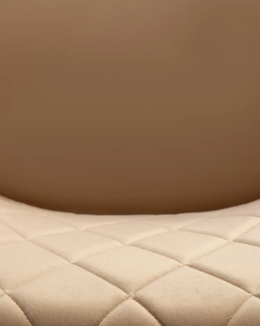 Стул обеденный ROBERT (черные матовые ножки, велюр V108-104 Мокко)