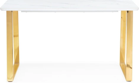 Керамический стол Селена 160 (Селена 2 160х90х77 белый мрамор / золото) Notta арт.572185